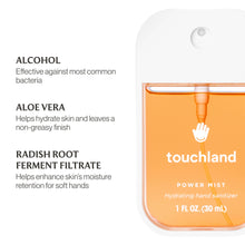 Load image into Gallery viewer, Velvet Peach Power Mist Hydrating Hand Sanitizer

