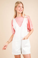 Load image into Gallery viewer, Washed Denim Casual Romper: SAGE
