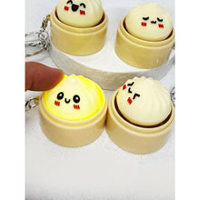 Load image into Gallery viewer, Light Up Cute Dumpling Clicker Keychain: MIX COLOR / ONE(12)
