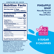 Load image into Gallery viewer, Sugar Free Pineapple Whip Hydration Syrup with Electrolytes - 375 ml
