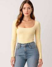 Load image into Gallery viewer, Square Neck Cropped Basic Tee: Dark Grey
