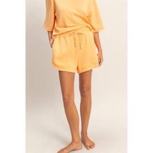 Load image into Gallery viewer, Elasticized Waist Loose Shorts: APRICOT
