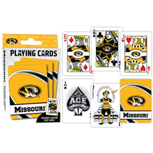 Load image into Gallery viewer, Missouri Tigers Playing Cards
