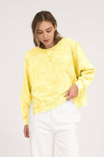 Load image into Gallery viewer, WASHED EXTENDED SHOULDER KNIT TOP: OATMEAL

