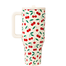 Load image into Gallery viewer, Cherries HydroJug 32 oz Traveler Tumbler
