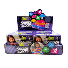 Load image into Gallery viewer, Fun Doh Squish Blocks Building Fidget Sensory Toy- 6/Display: Wholesale Price
