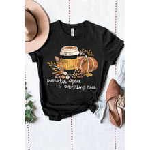Load image into Gallery viewer, PUMPKIN SPICE WASHED GRAPHIC TEE: TAUPE / S
