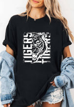 Load image into Gallery viewer, Distressed Tiger Unisex Round Neck Tee: H Grey/Brwn / S / Graphic T-Shirt
