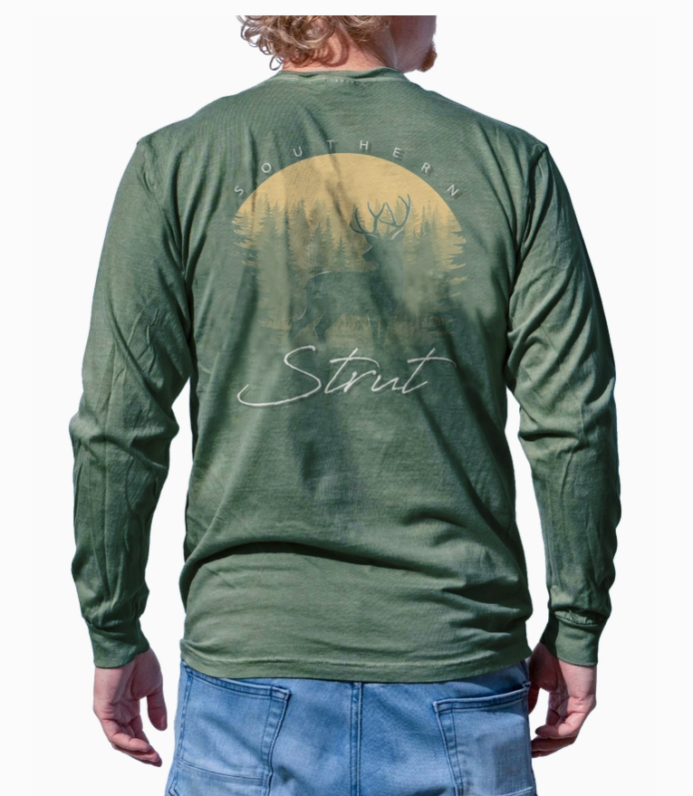 Retro Deer Long Sleeve