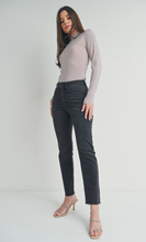 Load image into Gallery viewer, Judy Blue Cut Off Cropped Straight Leg Jeans Black
