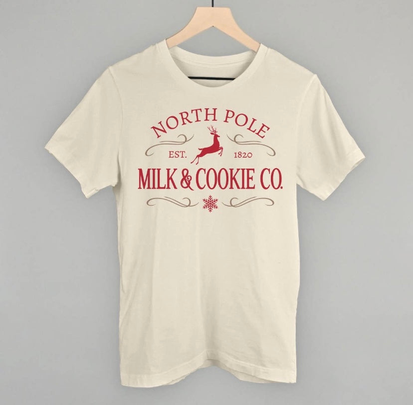 North Pole Milk & Cookies Co. Tee SKUIC2