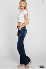 Load image into Gallery viewer, Petra 153 Dark Wash Boot Cut Jeans
