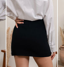 Load image into Gallery viewer, Black Mini Skirt SKUBP2
