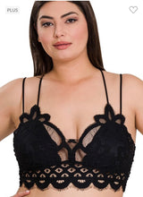 Load image into Gallery viewer, Plus Size Black Bralette
